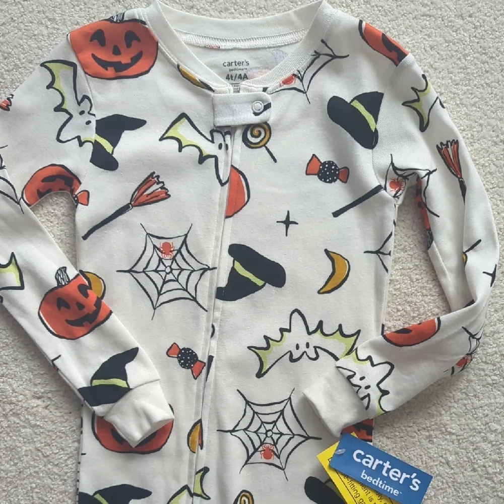 3 For $30. Carter's Halloween Footie Pajamas